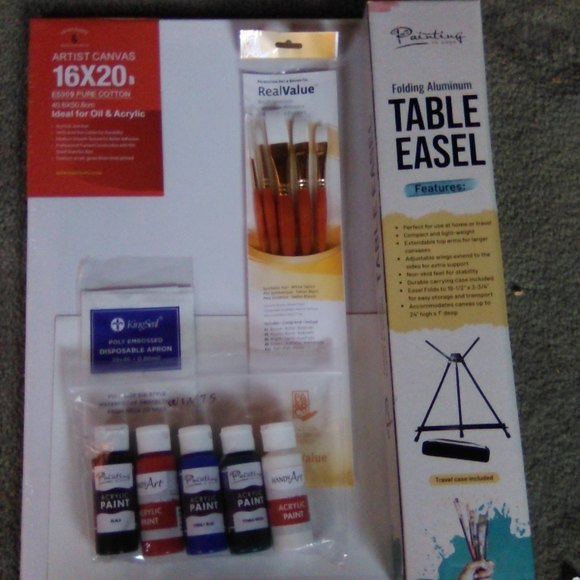 NIB Walk In The Rain Studio Painting Kit BY; Painting To Gogh - Picture 3 of 12